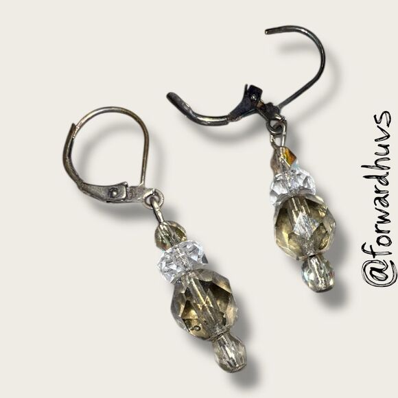 Bundle Sale 3 for $15 | Artisan Earrings – Faceted Beads – Leverback Hooks - Picture 3 of 7